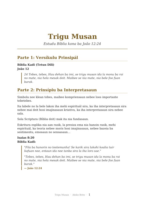 Trigu Musan